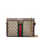 Gucci Beige Ophidia Gg Small Leather Shoulder Bag - Brown