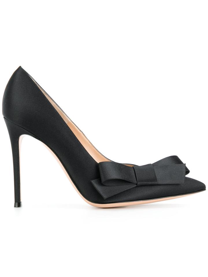 Gianvito Rossi Kyoto Bow Pumps - Black