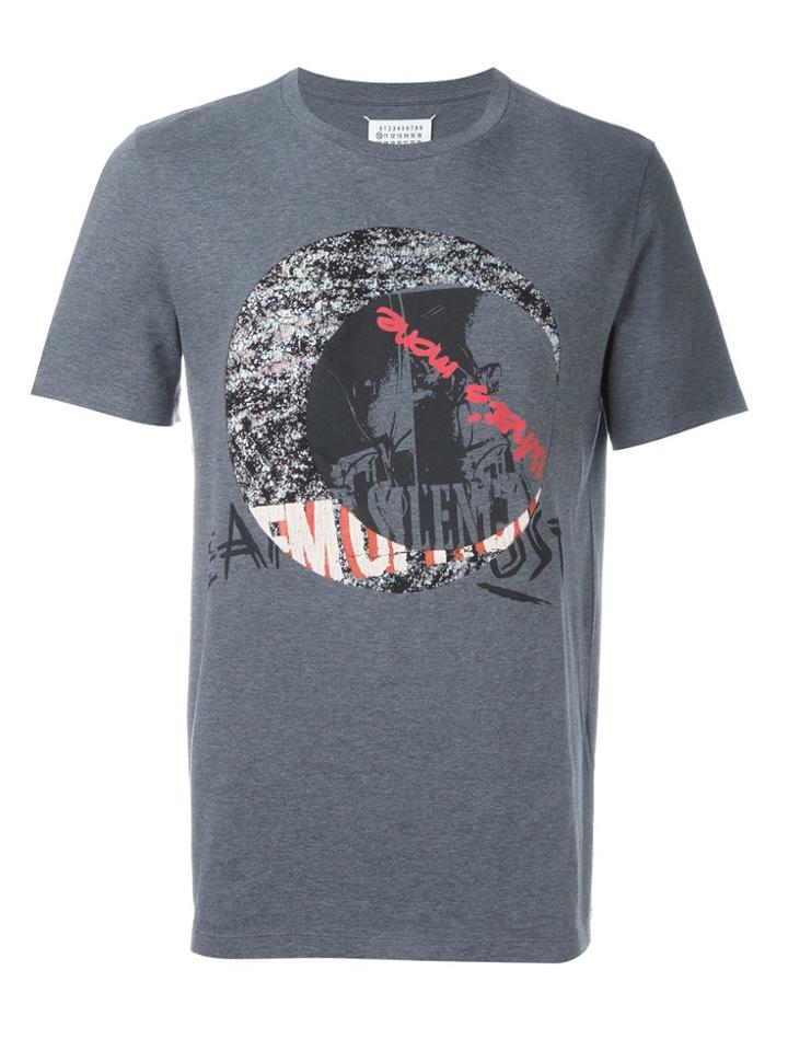 Maison Margiela Abstract Print T-shirt - Grey