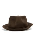 Horisaki Design & Handel Trilby Hat, Men's, Size: Small, Brown, Beaver Fur