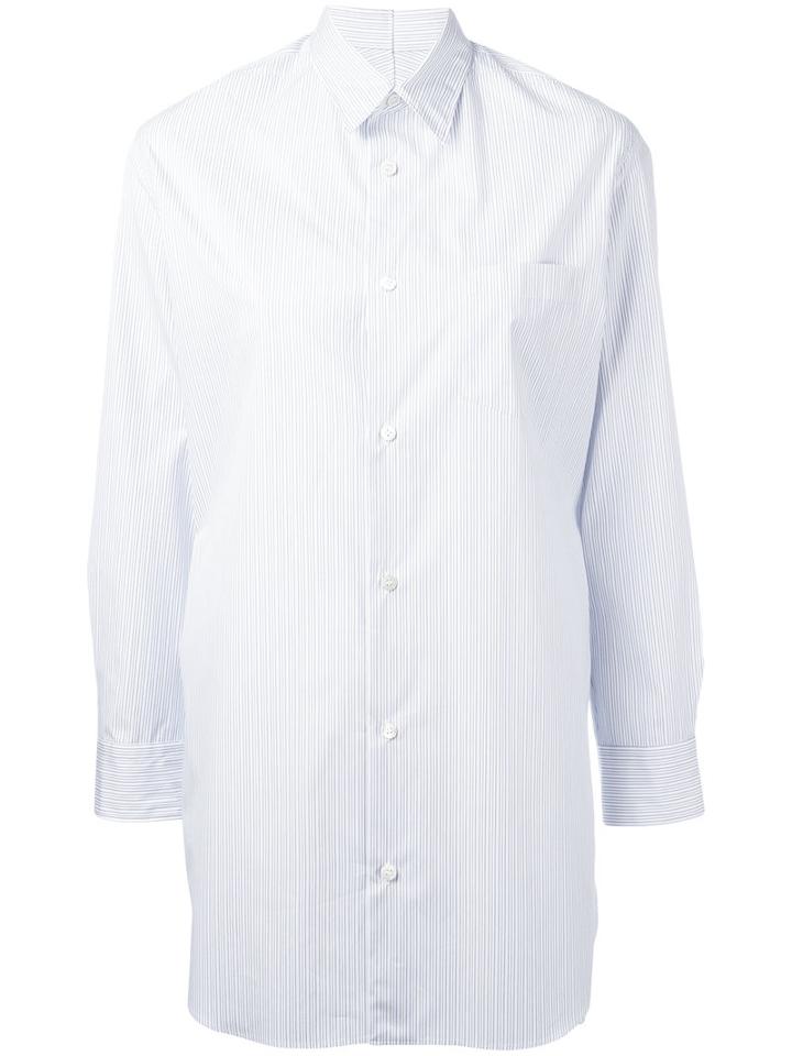 Junya Watanabe Comme Des Garçons Back Detail Loose-fit Shirt, Women's, Size: Small, Blue, Cotton