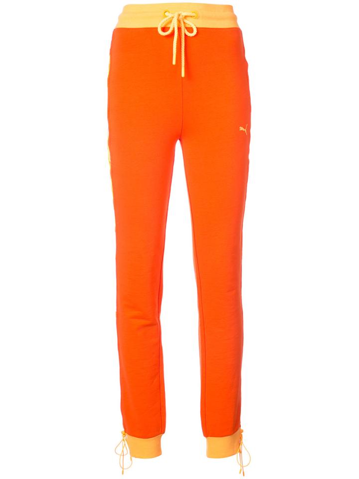 Fenty X Puma Laced Sweatpants - Yellow & Orange