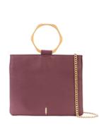 Thacker Nyc Hexagonal Handle Clutch Bag - Red