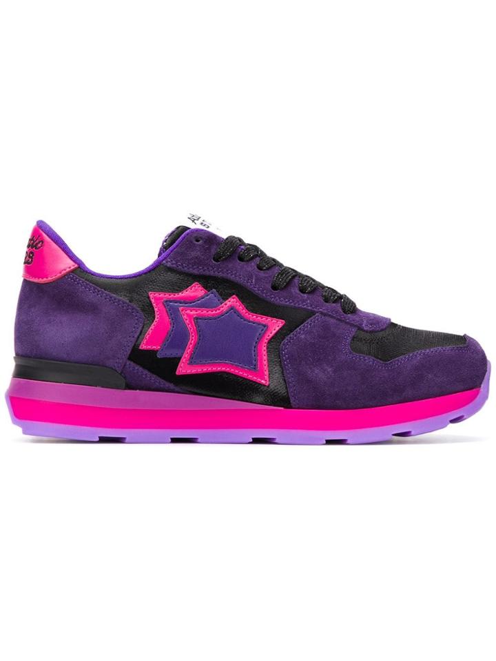 Atlantic Stars Low Top Trainers - Pink & Purple