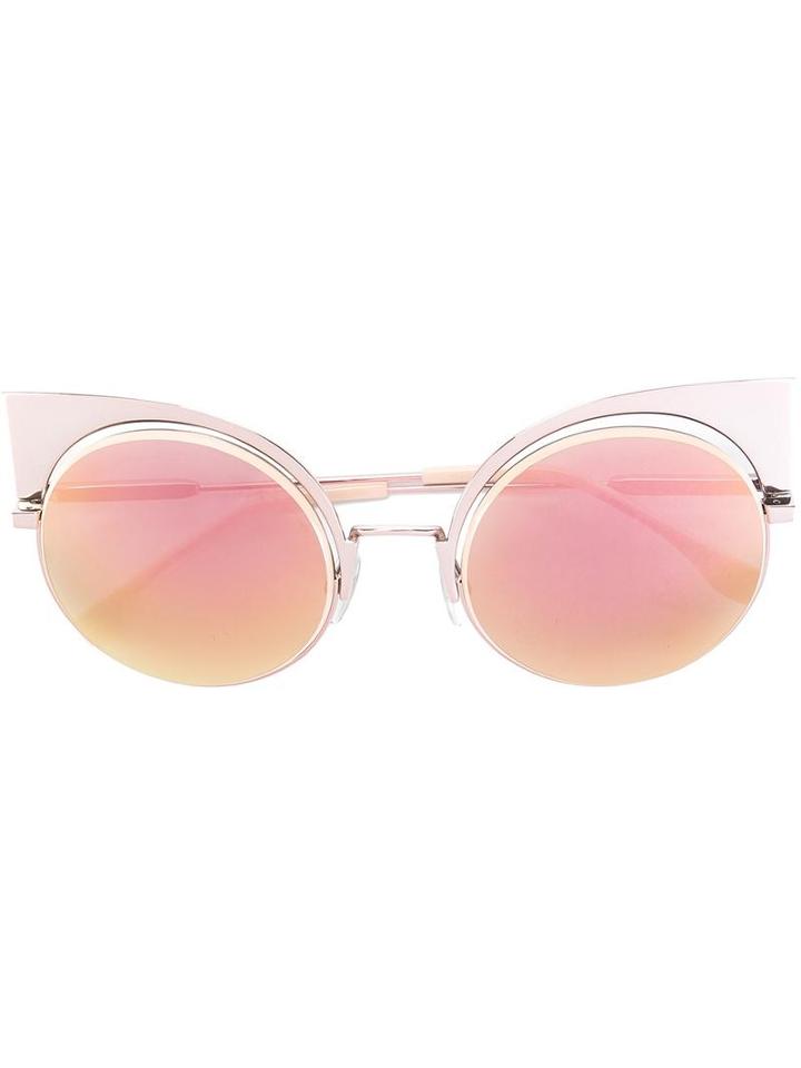 Fendi 'eyeshine' Sunglasses, Women's, Pink/purple, Acetate/metal (other)