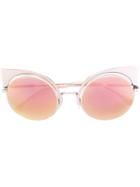 Fendi 'eyeshine' Sunglasses, Women's, Pink/purple, Acetate/metal (other)