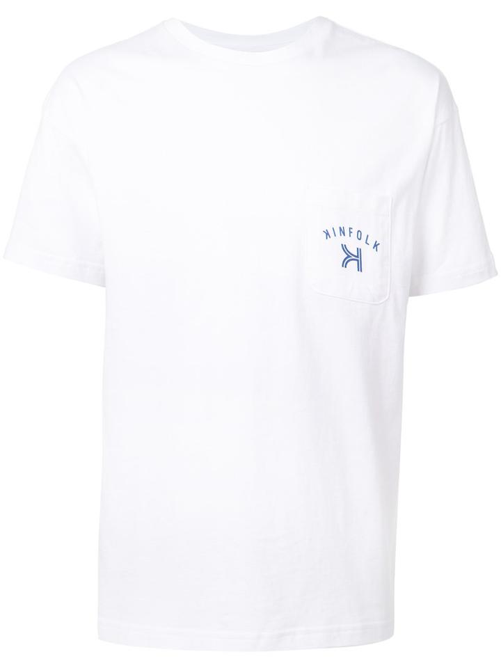 Kinfolk Chest Pocket T-shirt, Men's, Size: Large, Red, Cotton