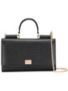 Dolce & Gabbana Mini 'von' Shoulder Bag, Women's, Black, Calf Leather/metal (other)