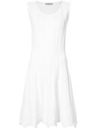 D.exterior Slim Fitted Dress - White