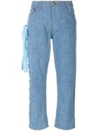 Fendi Cropped Denim Jeans - Blue