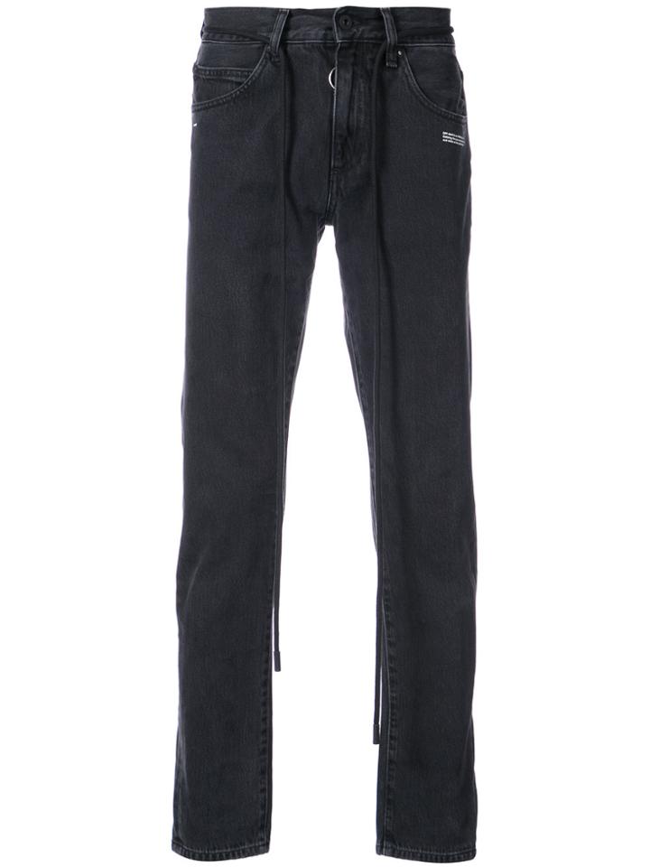 Off-white Firetape Work Jeans - Black