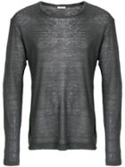 Cenere Gb Sheer Long Sleeve T-shirt - Grey