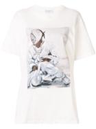 Ih Nom Uh Nit Painting Print T-shirt - White
