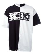 Ktz Block Colour T-shirt, Adult Unisex, Size: Large, White, Cotton