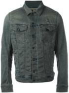 Diesel Front Pockets Denim Jacket, Men's, Size: Small, Blue, Cotton/polyester/spandex/elastane