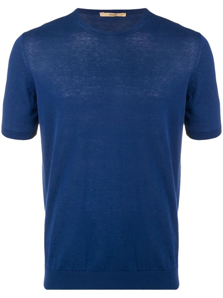 Nuur Round Neck T-shirt - Blue