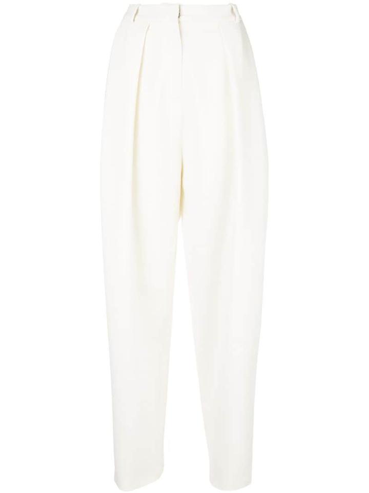 Magda Butrym High Waisted Trousers - White