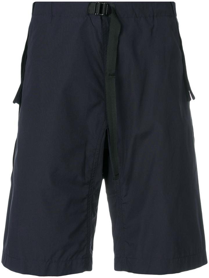 Stella Mccartney Adjustable Belted Waist Shorts - Blue