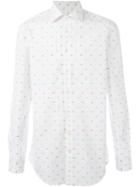 Etro Embroidered Shirt, Men's, Size: 45, White, Cotton