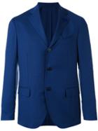 Lardini Classic Blazer, Men's, Size: 52, Blue, Wool/polyester