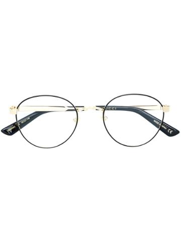 Gucci Eyewear Round Web Glasses - Black