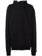 Unravel Project Destroyed 'terry' Hoodie - Black