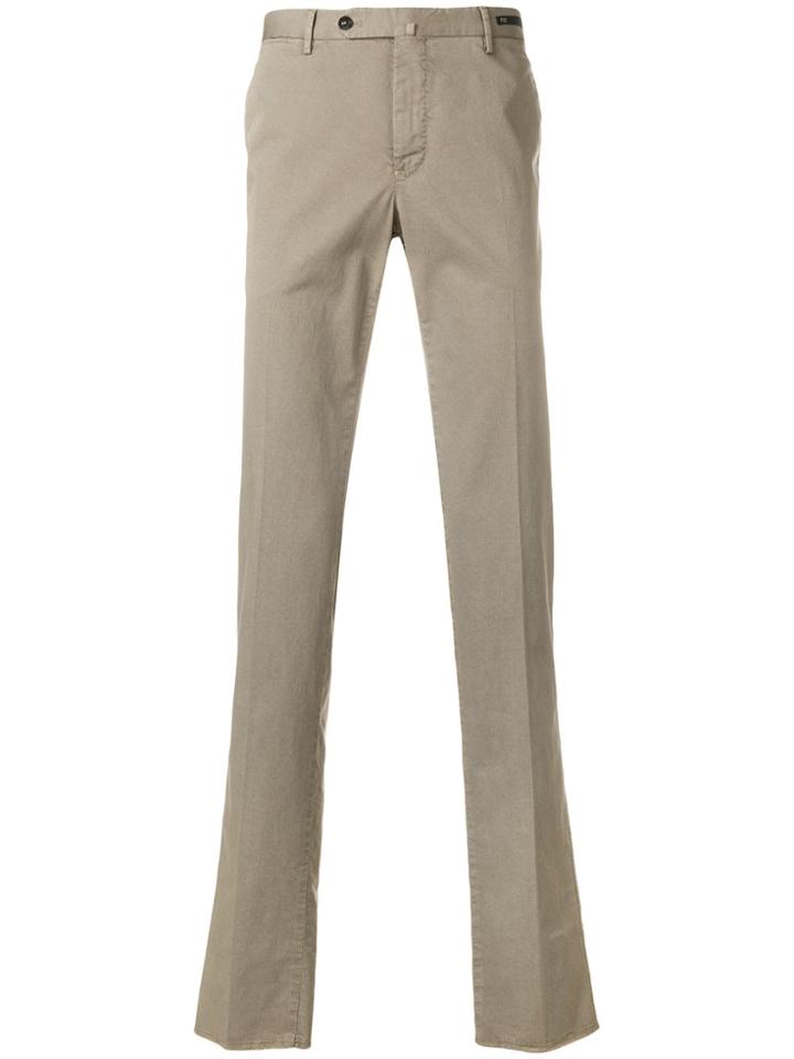 Pt01 Straight-leg Trousers - Neutrals