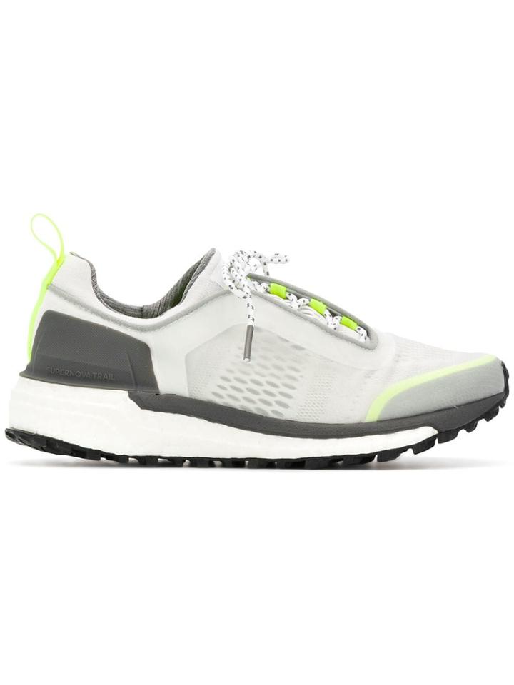 Adidas By Stella Mccartney White Supernova Trail Sneakers