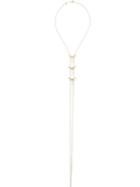 Anapsara 18kt Yellow Gold Dragonfly Lariat Necklace