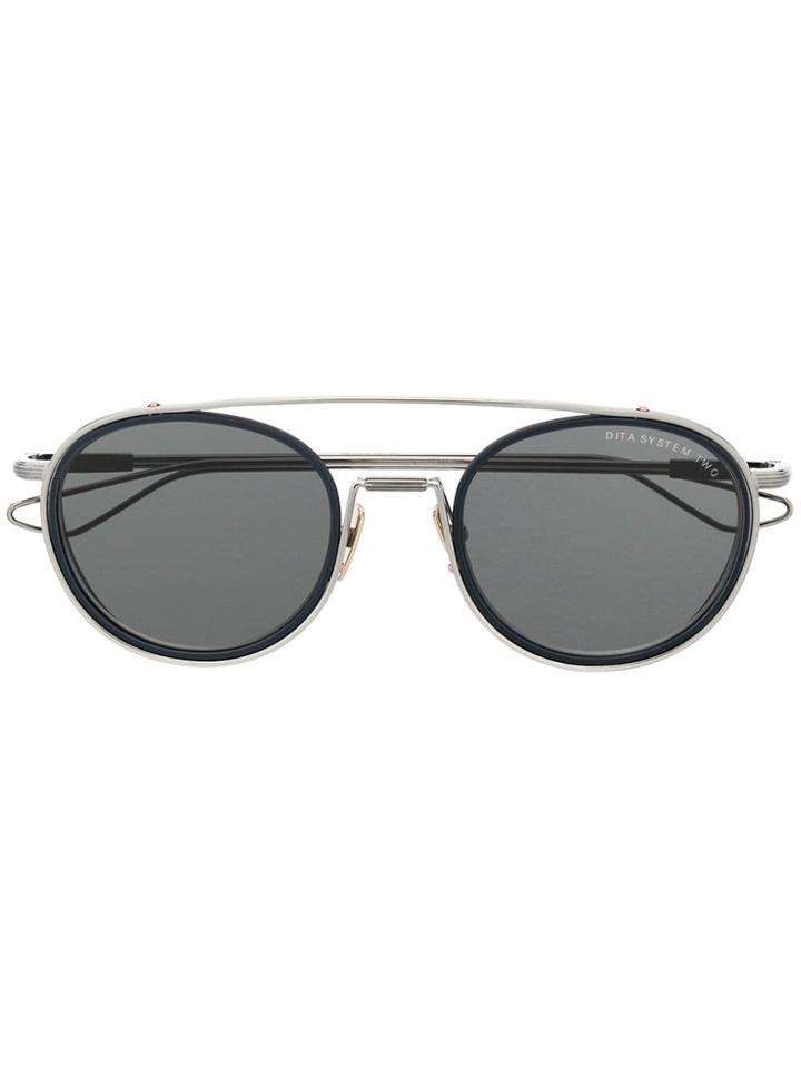 Dita Eyewear Pilot-shaped Sunglasses - Silver