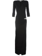 Pierre Balmain Beaded Star Fitted Long Dress
