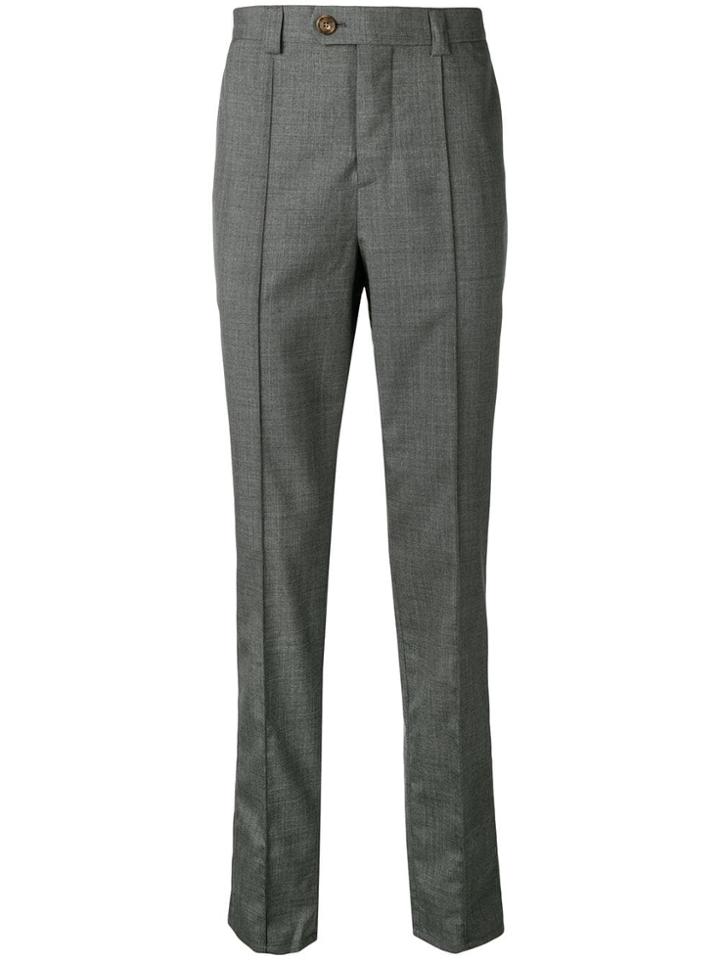 Brunello Cucinelli Tailored Fit Trousers - Grey