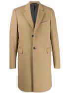 Paul Smith Single Breasted Coat - Neutrals
