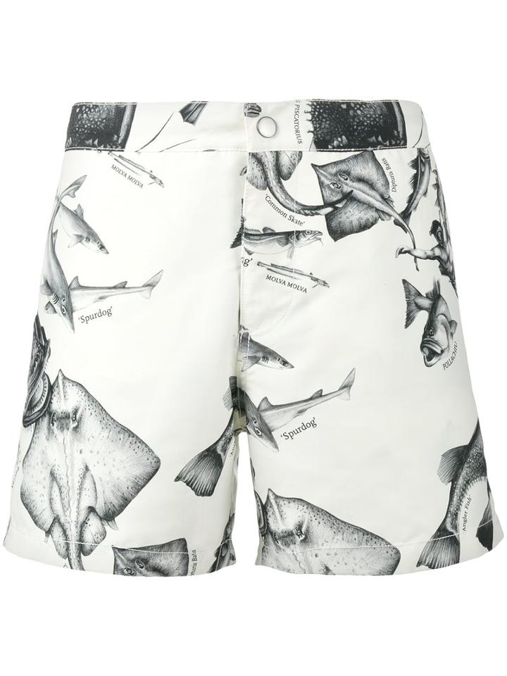 Riz Boardshorts - Braunton Short Swimming Shorts - Men - Recycled Polyester - 34, Nude/neutrals, Recycled Polyester