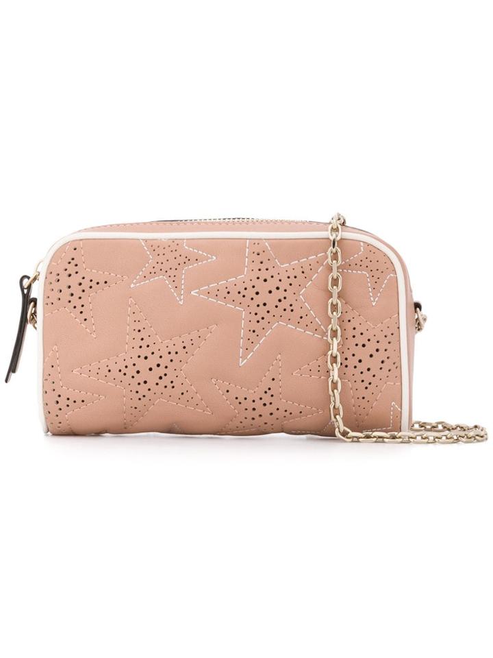 Red Valentino Perforated Stars Crossbody Bag - Neutrals