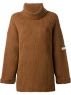 Krizia Vintage Roll Neck Sweater - Nude & Neutrals