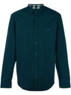 Burberry Plain Shirt, Men's, Size: Xl, Green, Cotton/spandex/elastane