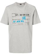 Diesel Dispatch Note T-shirt - Grey