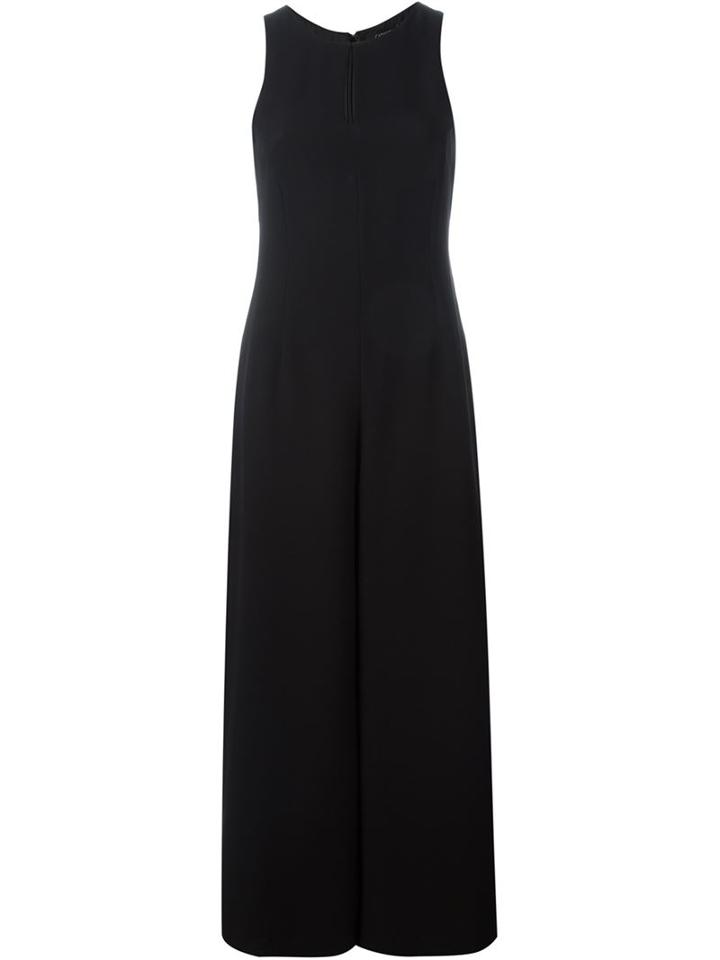 Catherine Quin Alberitini Keyhole Jumpsuit, Women's, Size: 6, Black, Silk