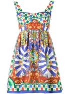 Dolce & Gabbana Caretto Siciliano Print Dress