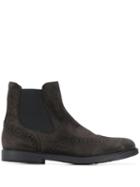 Fratelli Rossetti Brogue Detailing Ankle Boots - Grey