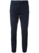 Joseph 'finley' Trousers, Women's, Size: 42, Blue, Cotton/polyester/spandex/elastane/viscose