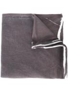 Label Under Construction Bleached Scarf, Adult Unisex, Grey, Cotton