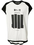 Nil0s - Cap Sleeve Graphic T-shirt - Men - Cotton - 2, White, Cotton