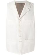 Caruso Single-breasted Waistcoat - Nude & Neutrals