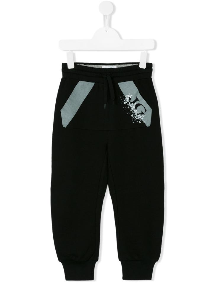 John Galliano Kids - Classic Sweatpants - Kids - Cotton - 10 Yrs, Kids Unisex, Black, Cotton