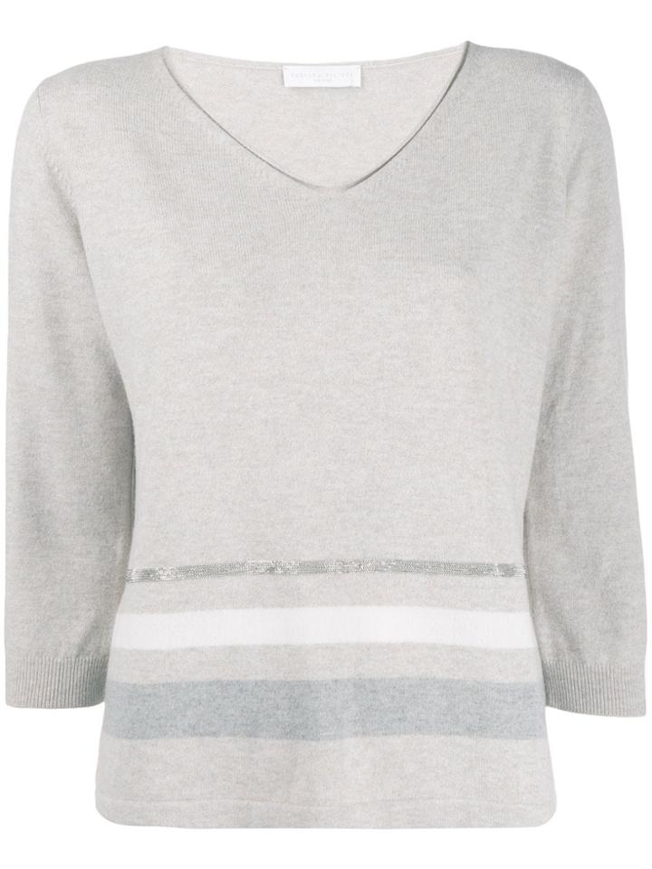 Fabiana Filippi V-neck Sweater - Neutrals