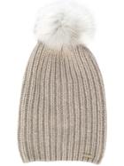 Woolrich Cashmere Beanie Hat - Nude & Neutrals