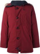 Canada Goose 'chateau' Jacket, Men's, Size: Xl, Red, Cotton/feather Down/nylon/coyote Fur
