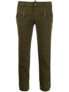 Dsquared2 Skinny Cropped Trousers - Green